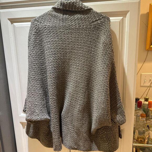 Unbranded Women's Grey and Green Cardigan 6-8 - Picture 3 of 3